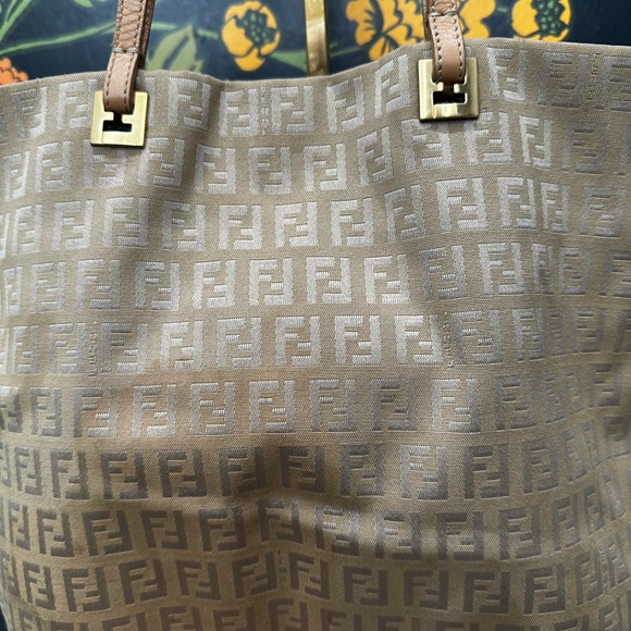 Vintage Fendi Zucca FF Canvas Tote | Made in Italy - Picture 10 of 14
